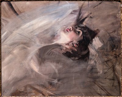Metade do comprimento da Jovem Mulher deitada de Giovanni Boldini
