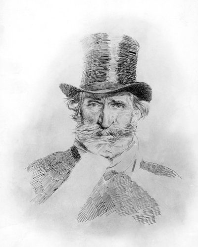 Retrato de Giuseppe Verdi (Roncole Verdi de Giovanni Boldini