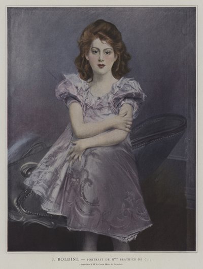 Retrato de Miss Beatriz de C ... de Giovanni Boldini