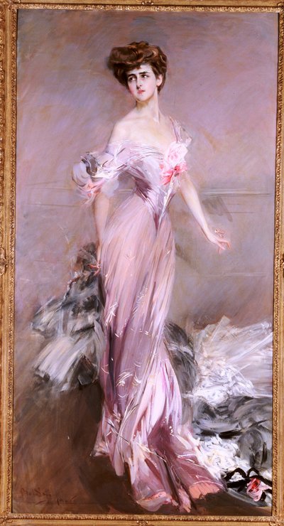 Retrato da Sra. Howard-Johnston, 1906 de Giovanni Boldini