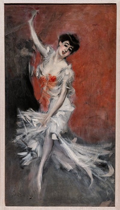 Retrato de uma Dançarina Feminina de Giovanni Boldini