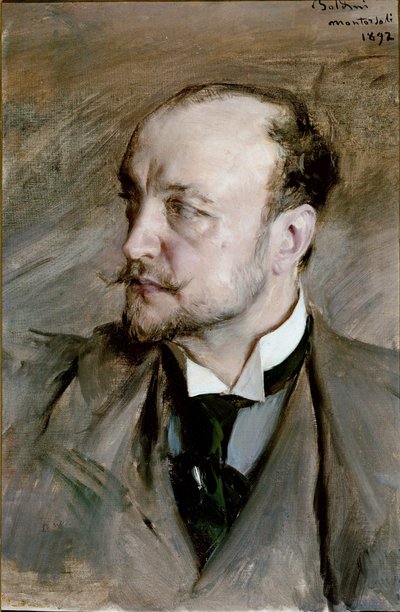 Auto-retrato em Montorsoli Pintura de Giovanni Boldini (1842-1931) 1892 Sol. 59x39 cm Florença, Galeria Uffizi de Giovanni Boldini