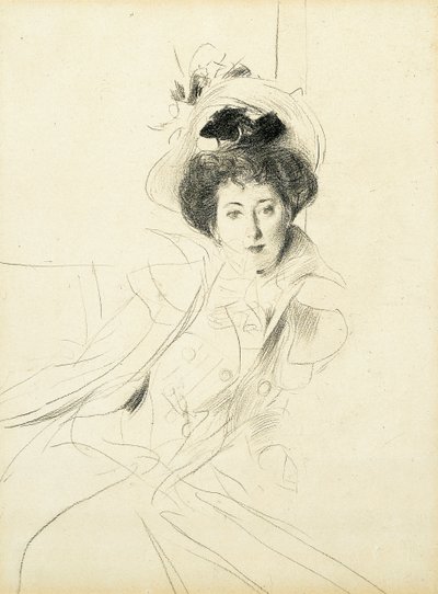 Estudo da princesa Niscemi de Giovanni Boldini