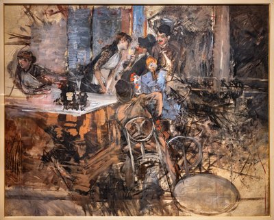 O Bar no Folies Bergère de Giovanni Boldini