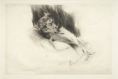 Assobiador adormecido, 1897. de Giovanni Boldini