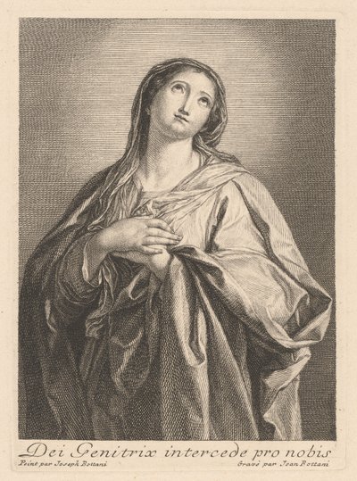 A Virgem de Giovanni Bottani, after Giuseppe Bottani
