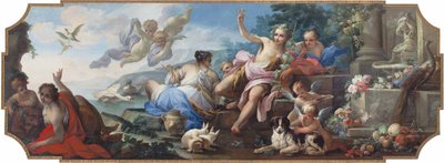 Ariadne na Ilha de Naxos, ou uma Alegoria do outono de Giovanni Camillo Sagrestani