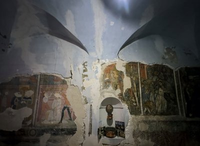 Oratório da Capela dos Penitentes Brancos, Tende, 2024 (foto) de Giovanni Canavesio