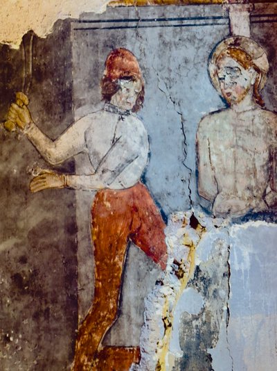 Oratório da Capela dos Penitentes Brancos, Tende, 2024 (foto) de Giovanni Canavesio