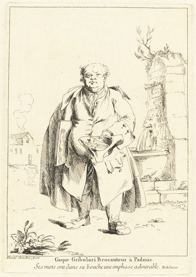 Gaspar Gribolari Brocanteur à Padoüe (Gaspar Gribolari, Revendedor de Segunda Mão em Pádua) de Giovanni David