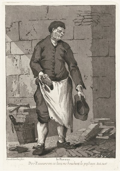 Le Paveur (The Road Paver) de Giovanni David