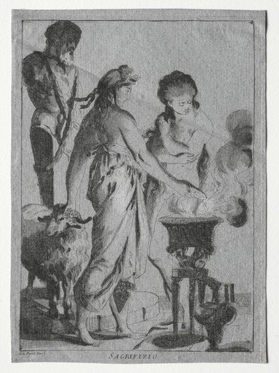 Sacrifício, c. 1775-1776. de Giovanni David