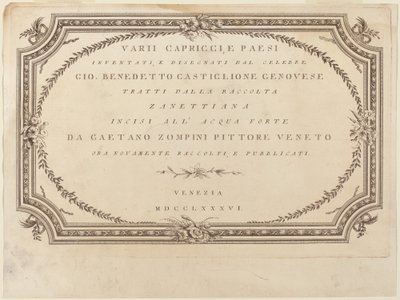Frontispício de Giovanni De Pian