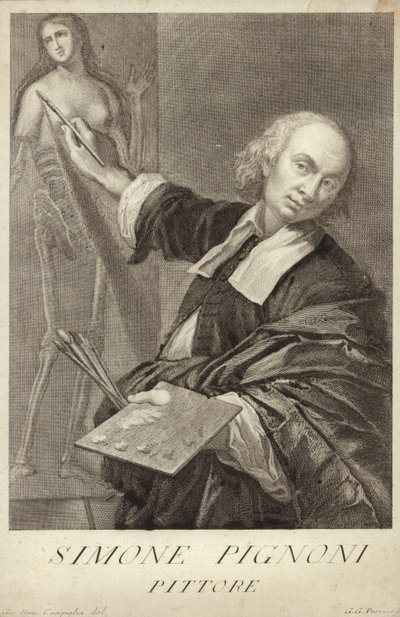 Simone Pignoni, pintora italiana de Giovanni Domenico Campiglia