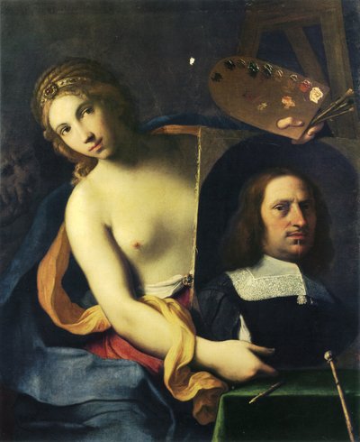 Alegoria da pintura de Giovanni Domenico Cerrini