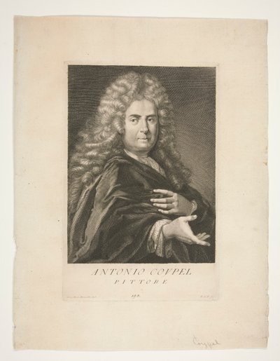 Retrato de Antoine Coypel de Giovanni Domenico Ferretti