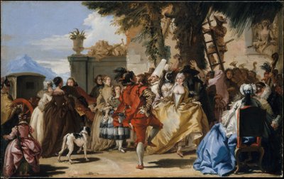 Um Baile no Campo de Giovanni Domenico Tiepolo