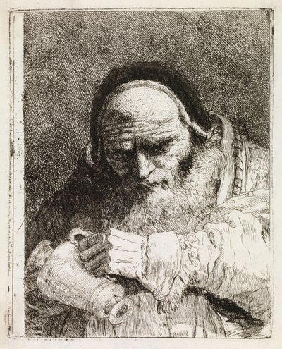 Um Papa a segurar um jarro de Giovanni Domenico Tiepolo