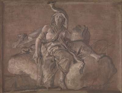 África. de Giovanni Domenico Tiepolo
