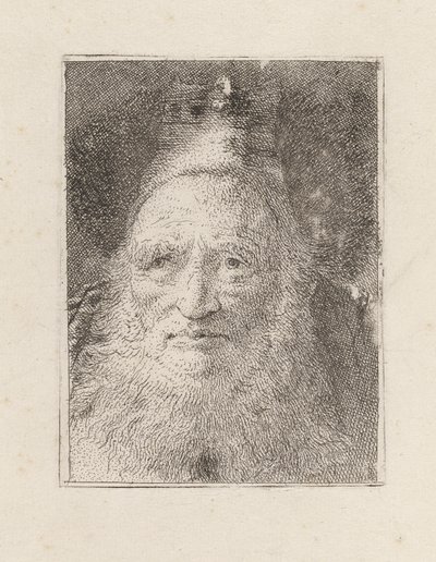 Velho Barbudo com Chapéu, da Raccolta di Teste (Colecção de Cabeças) de Giovanni Domenico Tiepolo