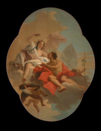 Flora e Zephyr de Giovanni Domenico Tiepolo