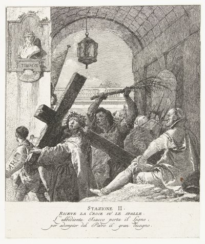 A cruz de Cristo de Giovanni Domenico Tiepolo
