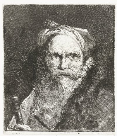 Homem com espada
Colecção de cabeças (título da série)
Raccolta di Teste (título da série) de Giovanni Domenico Tiepolo
