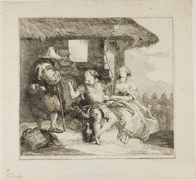 Casamento de Angélica e Medoro de Giovanni Domenico Tiepolo