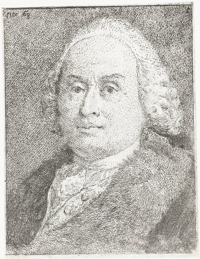 Retrato de Giovanni Battista Tiepolo de Giovanni Domenico Tiepolo