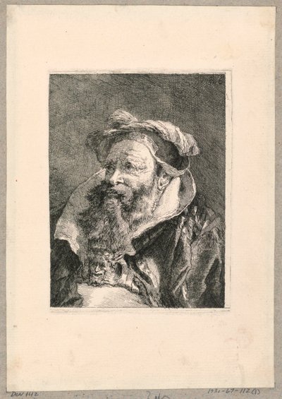 coleção de cabeças de Giovanni Domenico Tiepolo