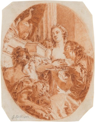 Tarquínio e Lucrécia de Giovanni Domenico Tiepolo