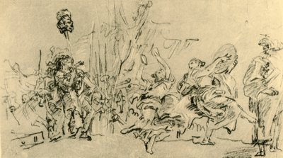 O triunfo de Davi, c1759, 1928 de Giovanni Domenico Tiepolo
