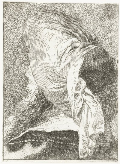 Turco com cabeça afastada com turbante
Colecção de cabeças (título da série)
Raccolta di Teste (título da série) de Giovanni Domenico Tiepolo