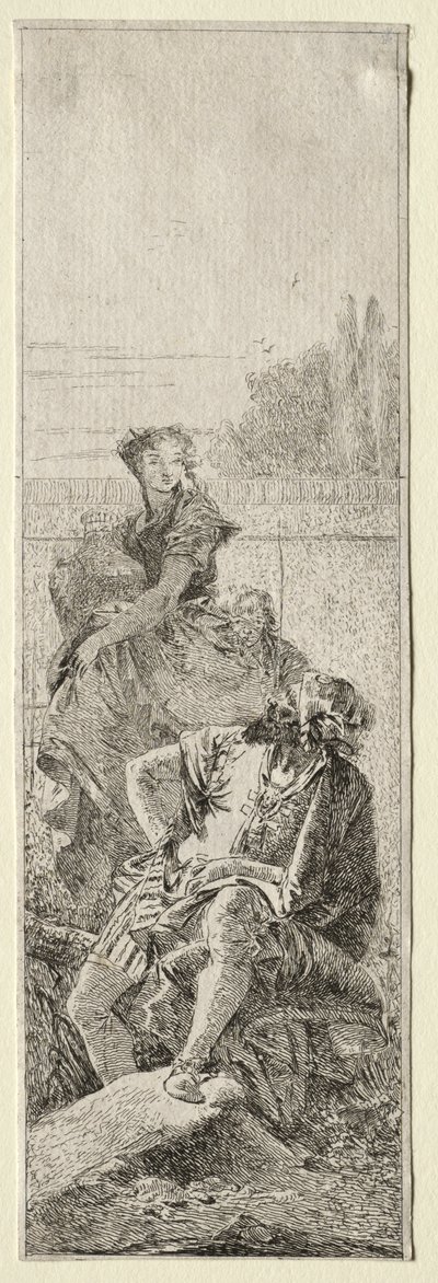 Dois Camponeses de Giovanni Domenico Tiepolo