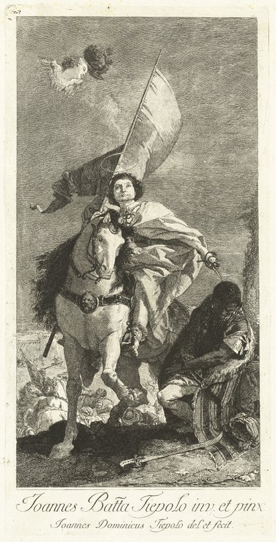 São Tiago de Compostela de Giovanni Domenico Tiepolo after Giovanni Battista Tiepolo