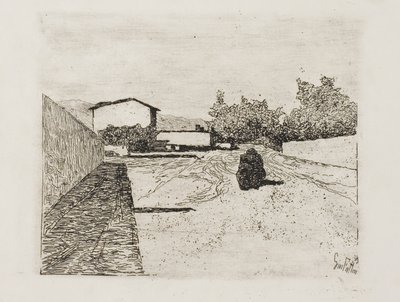 Uma rua de Giovanni Fattori