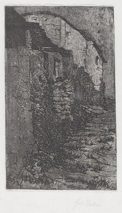 Bauco perto de Roma [Bauco perto de Roma] de Giovanni Fattori