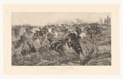 Carga de Cavalaria [Carga de Cavalaria] de Giovanni Fattori