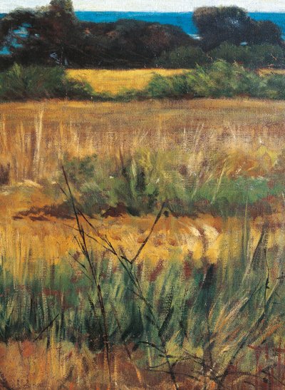 Itália, Florença, Maremma Toscana, cerca de 1894, detalhe de Giovanni Fattori