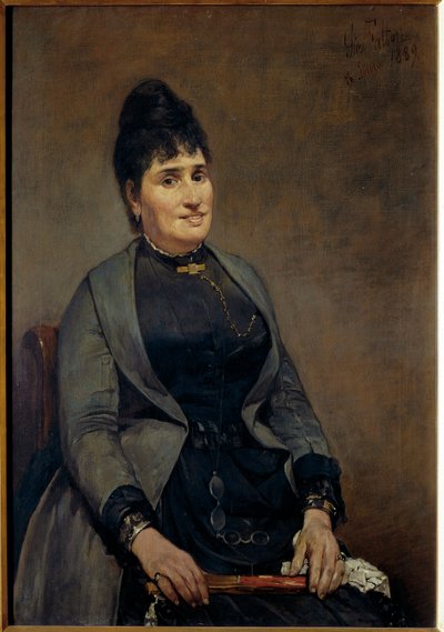 Itália, Florença, Retrato de Marianna Bigazzi de Giovanni Fattori