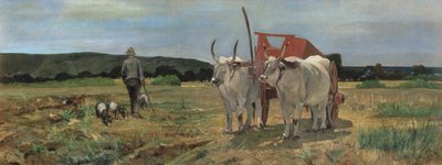 Carro de bois na Maremma Toscana de Giovanni Fattori