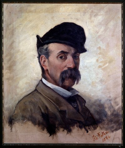 Auto-retrato aos 59 anos de idade (Pintura de Giovanni Fattori