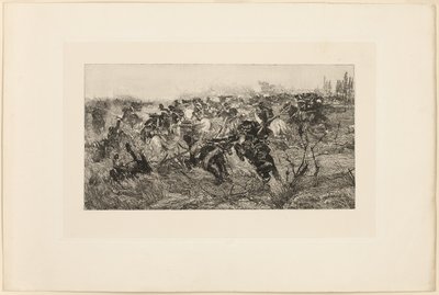A carga de cavalaria de Giovanni Fattori