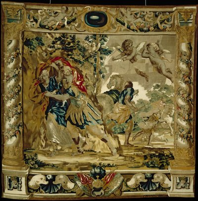 Dido e Eneias procuram abrigo de uma tempestade de Giovanni Francesco (1610 62) Romanelli