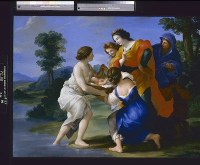 O achado de Moisés (óleo sobre tela) de Giovanni Francesco (1610 62) Romanelli