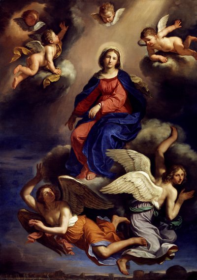 Assunção da Virgem, 1650 de Giovanni Francesco Barbieri
