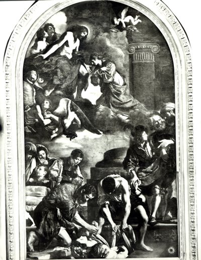O enterro de São Petronilla de Giovanni Francesco Barbieri