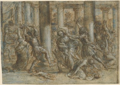 O Massacre dos Inocentes de Giovanni Francesco Romanelli
