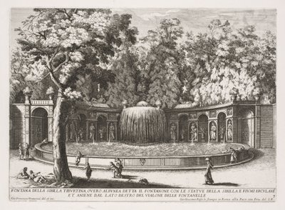 Fonte de Tiburtina Sibyl. de Giovanni Francesco Venturini