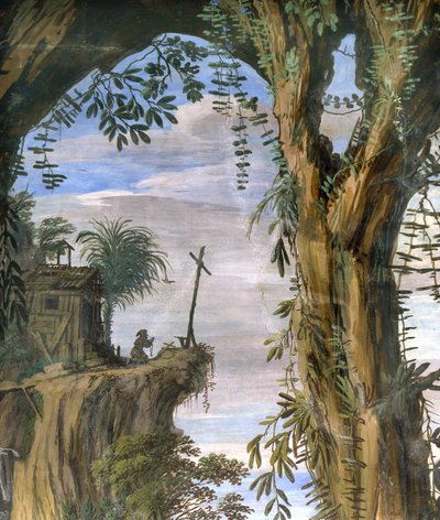 Frade orando de Giovanni Ghisolfi